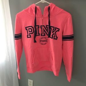 PINK pink hooded sweatshirt size s